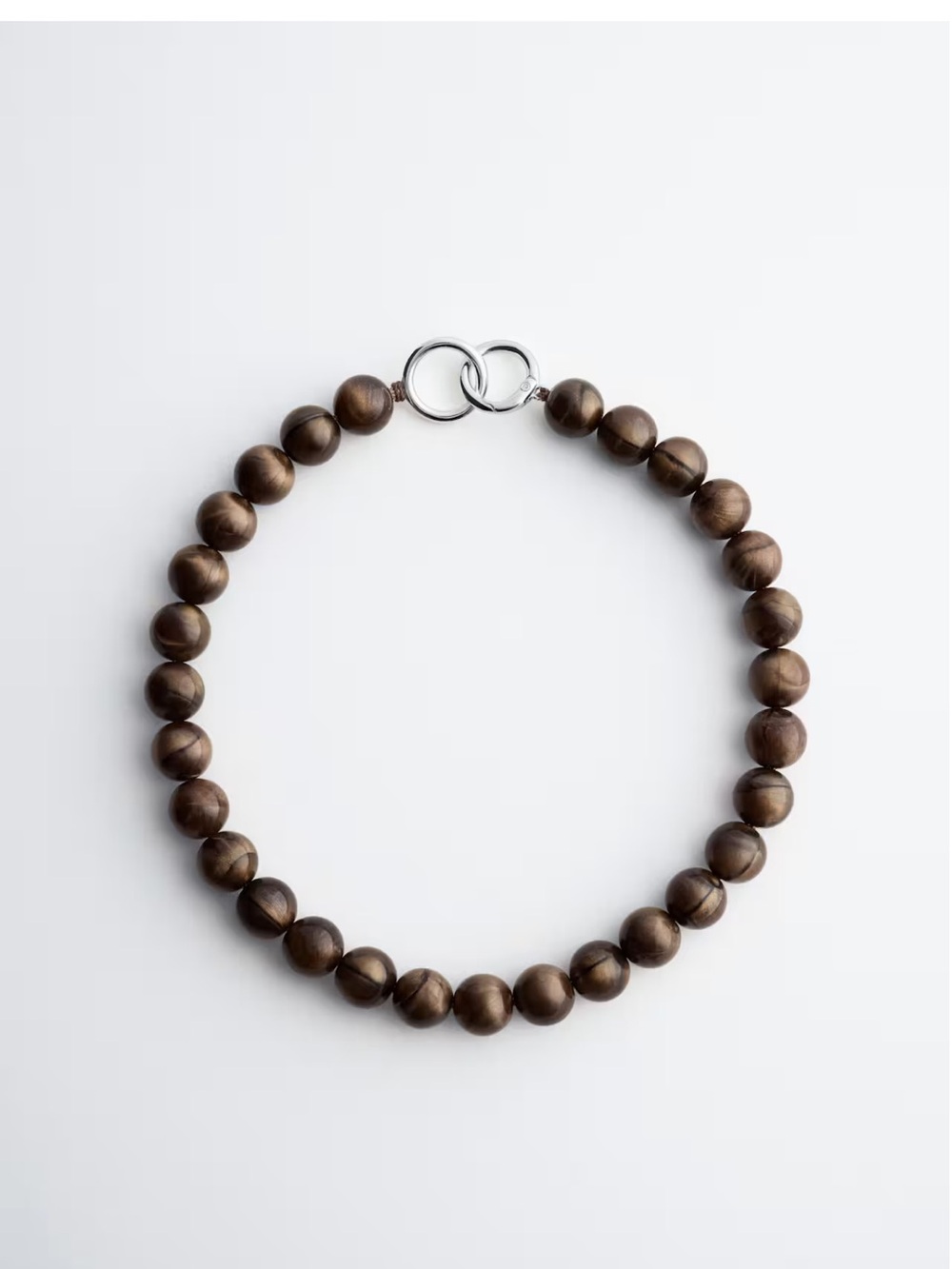 NWT! & Other Stories Short Bead Necklace - Brown